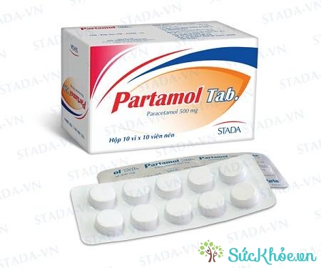 Thuốc Partamol Tab điều trị các cơn đau và sốt từ nhẹ đến vừa