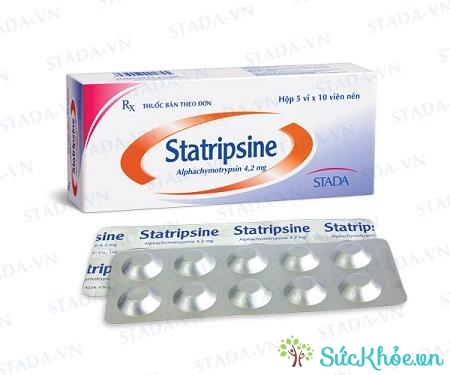Statripsine là thuốc điều trị phù nề sau chấn thương hoặc sau mổ