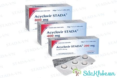 Acyclovir Stada 200mg/400mg/800mg là thuốc điều trị nhiễm herpes simplex