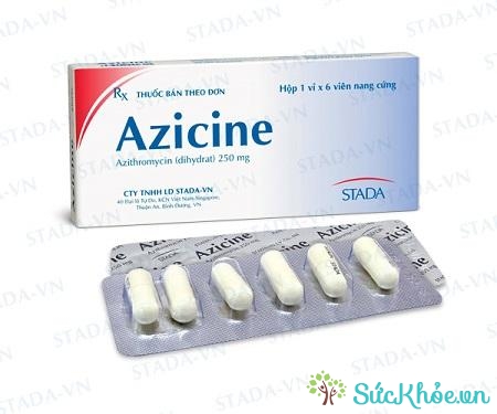 Thuốc Azicine điều trị viêm họng, viêm amidan, viêm xoang