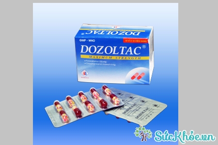 Dozoltac (Para + Chlorphe) là thuốc giảm đau không có opi, thuốc hạ sốt, chống viêm không Steroide