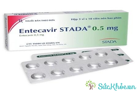 Thuốc Entecavir Stada 0,5mg điều trị chứng nhiễm virus viêm gan B mạn tính