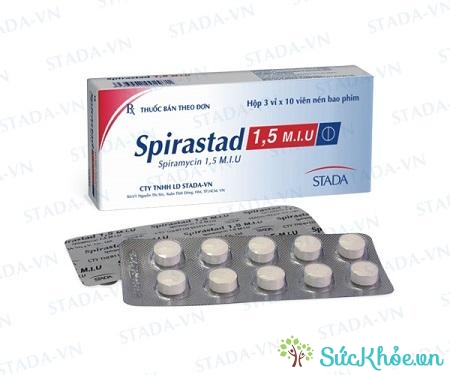 Spirastad 1,5 M.I.U là thuốc điều trị nhiễm trùng do vi khuẩn