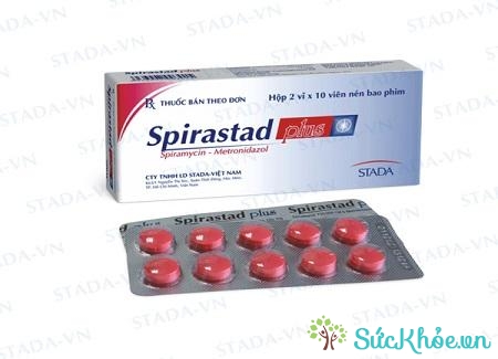 Thuốc Sprirastad Plus điều trị nhiễm khuẩn răng-miệng