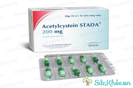 Acetylcystein Stada 200mg là thuốc giúp làm tiêu chất nhầy