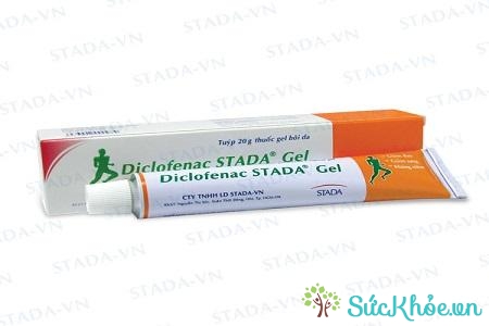Thuốc Diclofenac Stada Gel giúp giảm triệu chứng đau và viêm tại chỗ