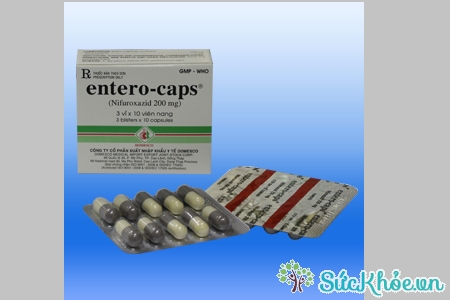  Entero - caps là thuốc điều trị tiêu chảy cấp tính do nhiễm khuẩn