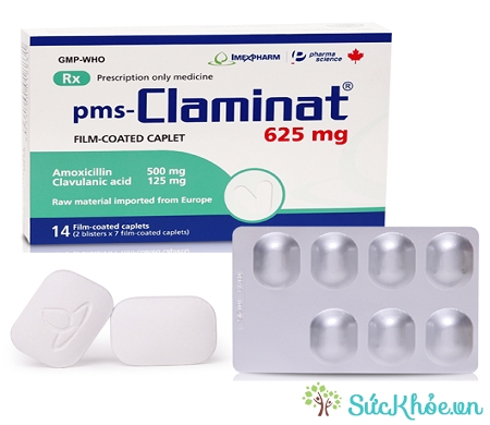 Thuốc pms-Claminat 625mg là thuốc điều trị các trường hợp nhiễm khuẩn