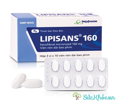 Lipisans 160 là thuốc điều trị rối loạn lipoprotein huyết