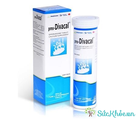 pms-Divacal là thuốc điều trị loãng xương, trường hợp thiếu calci