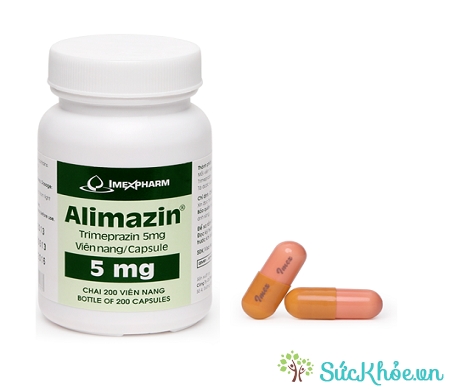 Thuốc Alimazin 5mg điều trị viêm mũi dị ứng, nổi mề đay