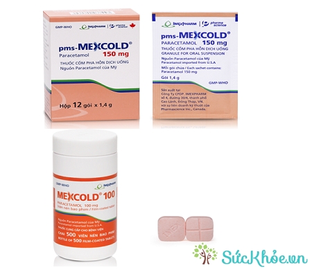 Thuốc Mexcold 100/150 có công dụng hạ sốt, giảm đau