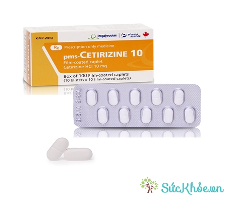 pms-Cetirizine 10 là thuốc có tác dụng chống dị ứng