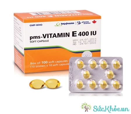 Thuốc pms-Vitamin E điều trị tình trạng thiếu vitamin E