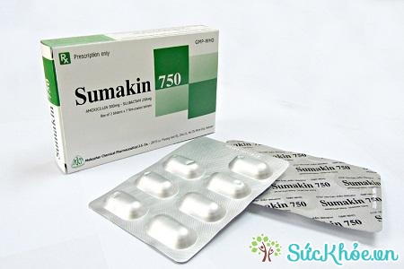 Thuốc Sumakin 750 điều trị nhiễm khuẩn do vi khuẩn nhạy cảm