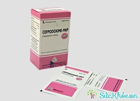 Cefpodoxime-MKP 100 là thuốc điều trị các trường hợp nhiễm khuẩn