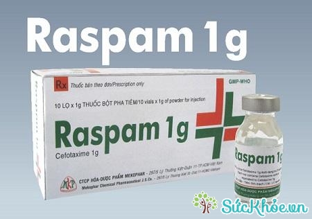 Raspam 1g là thuốc điều trị nhiễm khuẩn nặng do vi khuẩn nhạy cảm