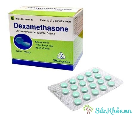 Thuốc Dexamethasone 0,5mg điều trị viêm thanh quản rít, trạng thái hen