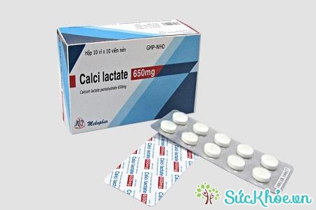 Calci Lactate 650mg có tác dụng tăng nhu cầu về calcium