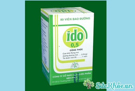 Ido 0.5 là thuốc ngừa và trị bướu cổ đơn thuần