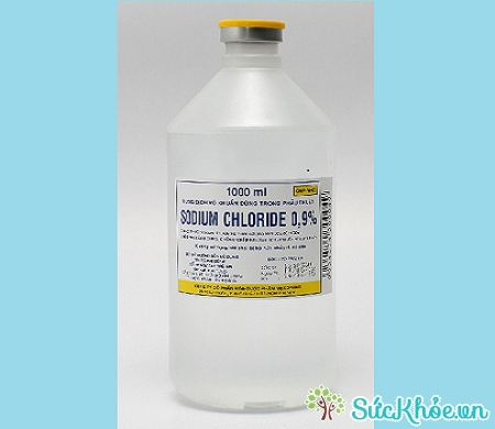 Sodium Chloride 0,9% dùng trong tưới, rửa, tráng trong phẫu thuật