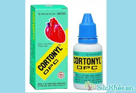Thuốc Cortonyl OPC chỉ định dùng trong trợ tim, ngất do suy tim