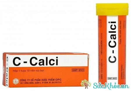 C-Calci giúp phòng, điều trị tình trạng thiếu Vitamin C và Calci