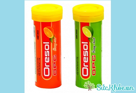 Oresol-OPC có tác dụng giải khát giúp cơ thể bù nước và điện giải