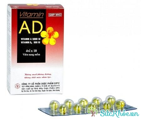 Vitamin AD giúp phòng và điều trị thiếu vitamin A, D