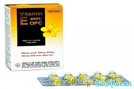 Vitamin E 400 IU - OPC điều trị thiếu vitamin E, chống oxy hóa