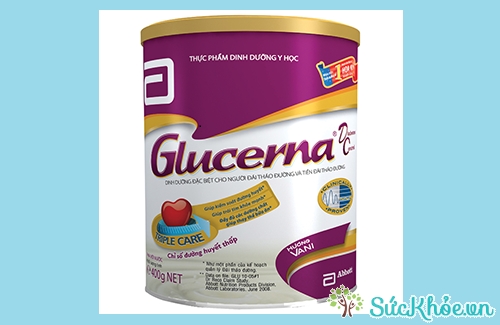 Glucerna cung cấp dinh dưỡng đầy đủ, cân đối cho người đái tháo đường