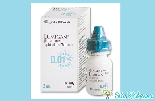 Lumigan 0.01% là thuốc điều trị Glaucoma góc mở hoặc bị tăng nhãn áp