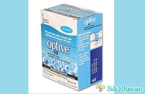 Optive UD là thuốc giúp bôi trơn khi bị khô mắt, giảm tình trạng khô mắt