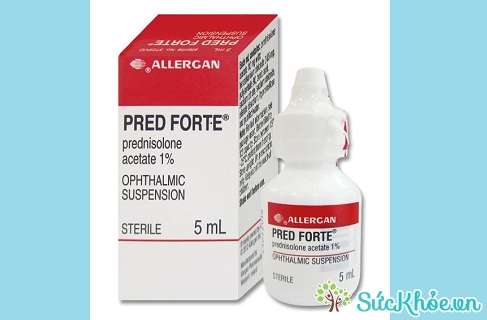 Thuốc Pred Forte điều trị chứng viêm đáp ứng steroid trong viêm mi mắt
