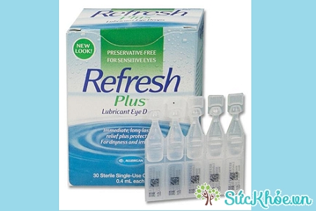 Refresh Plus là thuốc làm giảm cảm giác nóng rát, khó chịu do khô mắt