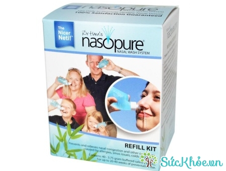 Rửa mũi xoang Nasopure Refill Kit và một số thông tin cơ bản