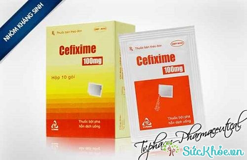 Cefixim 100mg (thuốc bột uống - công ty dược phẩm TV.Pharm)