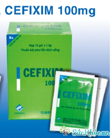 Cefixim 100mg (thuốc bột uống - công ty dược phẩm TW VIDIPHA)
