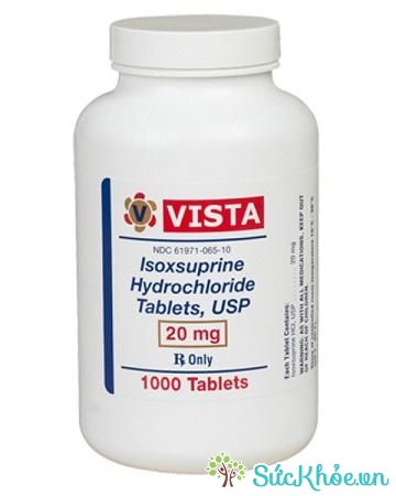 Isoxsuprine (thuốc uống) và một số thông tin thuốc cơ bản nên chú ý
