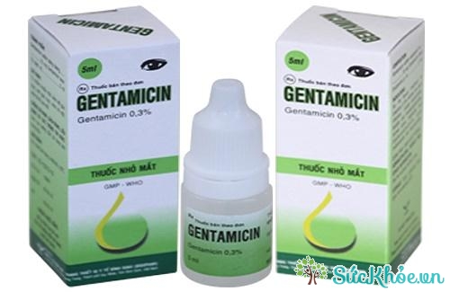 Gentamicin (thuốc nhỏ mắt, DP Bidiphar 1) và một số thông tin thuốc