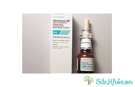 Beclomethasone (Thuốc hít đường mũi)