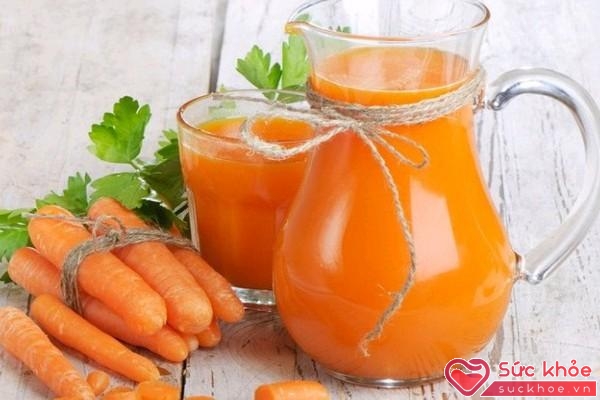 Cà rốt giàu vitamin A giúp bảo vệ làn da