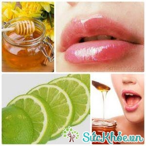 Sử dụng mật ong và chanh trị thâm môi